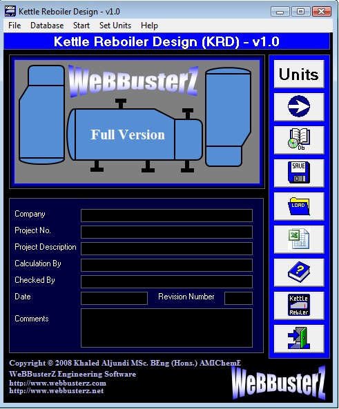 طراحی ریبویلر با نرم افزار Kettle