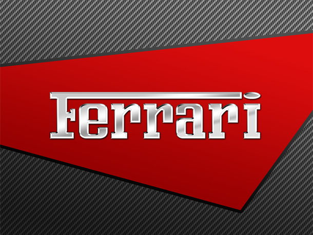 آموزش ساخت لوگو Ferrari