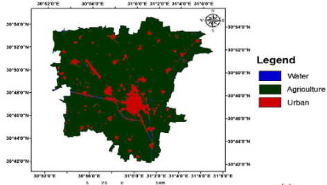 تشخیش رشد و توسعه شهر با GIS