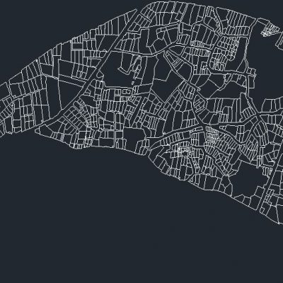 نقشه اتوکد محله دزاشیب