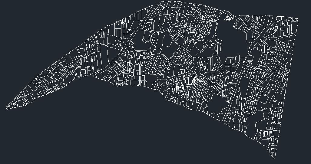 نقشه اتوکد محله دزاشیب