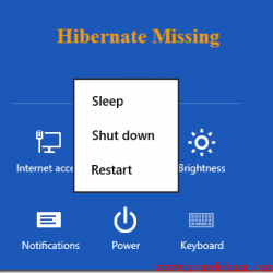 hibernate در ویندوز 8