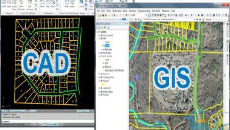 تبدیل فایل cad به gis