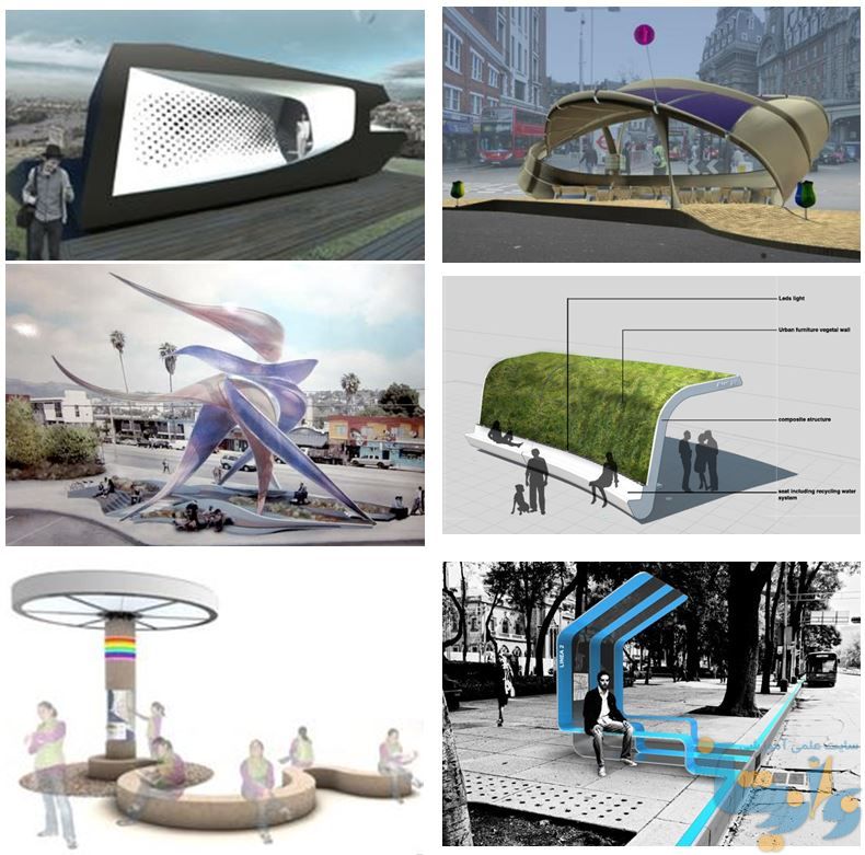 نوآوری در طراحی جایگاه های اتوبوس
