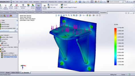 تحلیل المان محدود با Solidworks Simulation