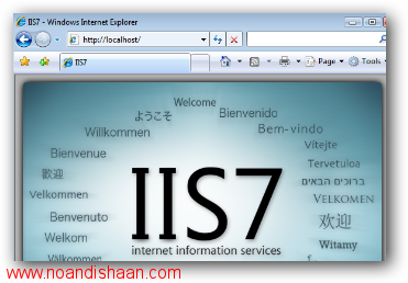 نصب IIS در ویندوز 7