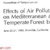 roceedings of Symposium on Effects of air pollutants on mediterranean forest ecosystems