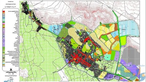 نقشه های کد طرح جامع شهرکرد