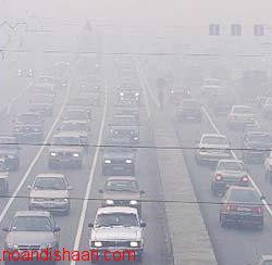 بررسی آلودگی هوای تهران