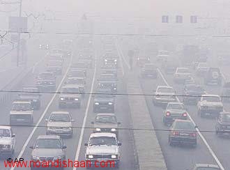 بررسی آلودگی هوای تهران