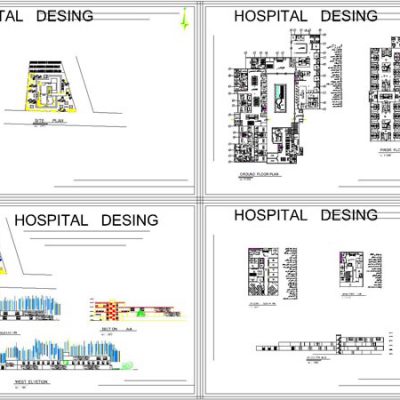 نقشه کد پروژه بیمارستان