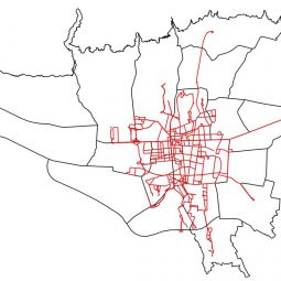 GIS خطوط اتوبوسرانی تهران | نقشه GIS ایستگاه های اتوبوسرانی تهران