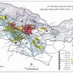 حدود و تقسیمات داخلی مجموعه شهری تهران