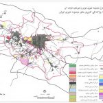 پراکندگی کاربری ها طرح مجموعه شهری تهران