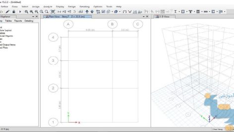 آموزش طراحی سازه های فولادی با Etabs 2015