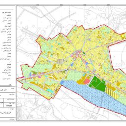 نقشه GIS لنگرود – شیپ فایل طرح جامع شهر لنگرود
