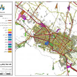 نقشه GIS مشهد – جدیدترین شیپ فایل معابر و کاربری اراضی مشهد