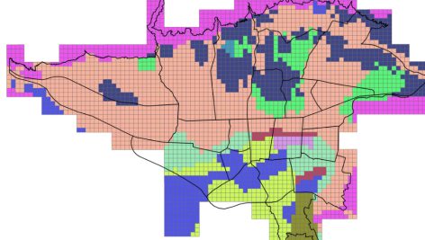 نقشه GIS خاکشناسی تهران