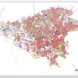 جدیدترین نقشه GIS راه های تهران براساس نوع راه