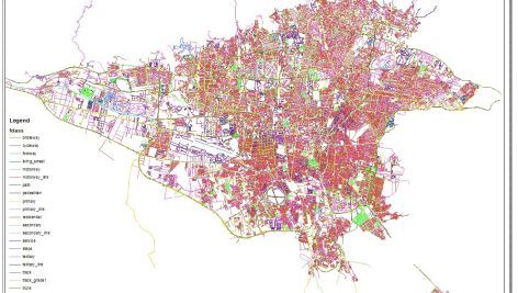 جدیدترین نقشه GIS تهران