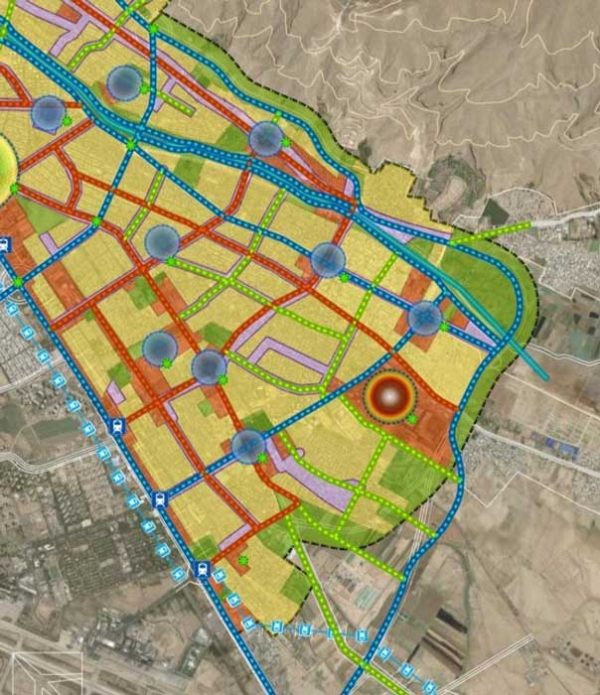 طرح تفصیلی مناطق شیراز