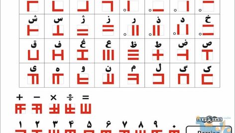 الفبای خطی فارسی