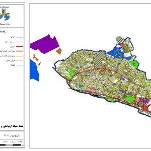 نقشه GIS زنجان